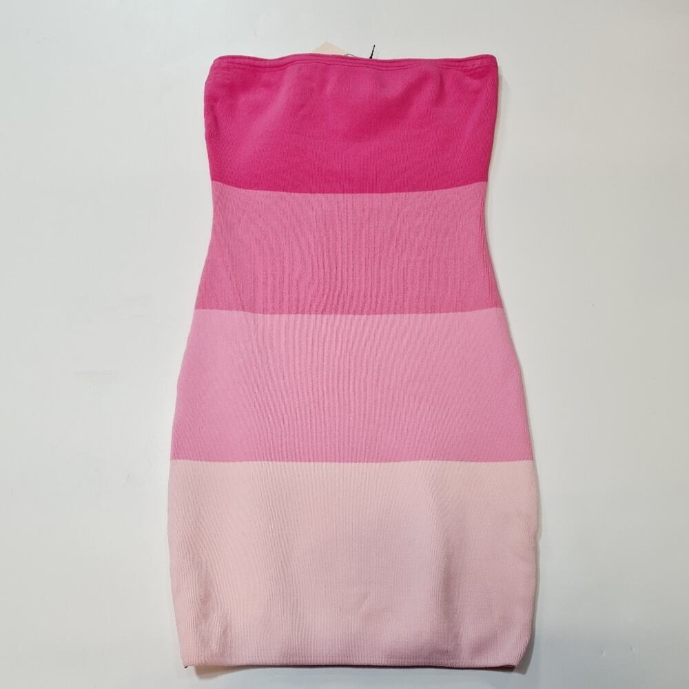 Superdown Perla Ombre Mini Dress in Pink Ombre Small - Picture 2 of 11